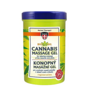 CANNABIS HANF GEL 380ml DOSE NEU - Massagegel mit Kräutern